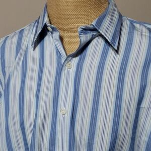 Austin Reed london short sleeve striped shirt NWT